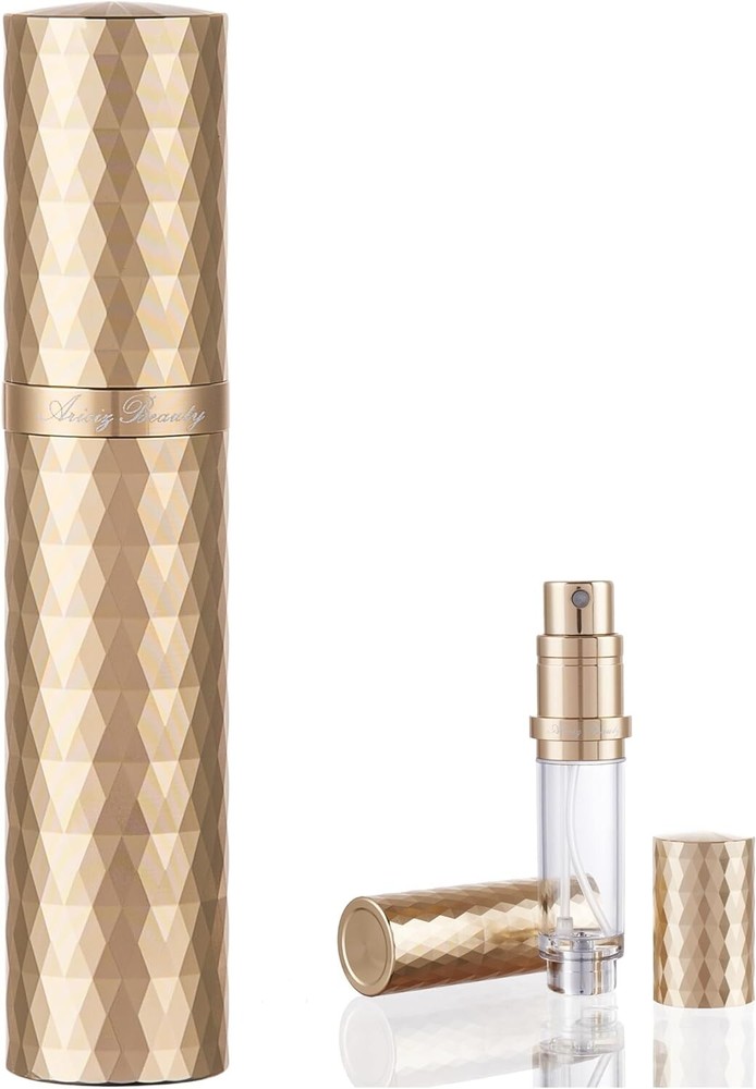 Refillable Perfume Atomizer - Portable, Lightweight, Mist Spray - 0.17fl.oz/5ml