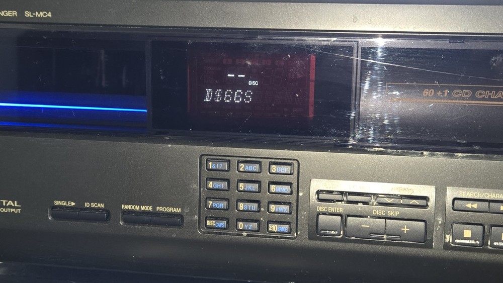 Technics Vintage SL-MC4 60 Disc CD Player Tested Working