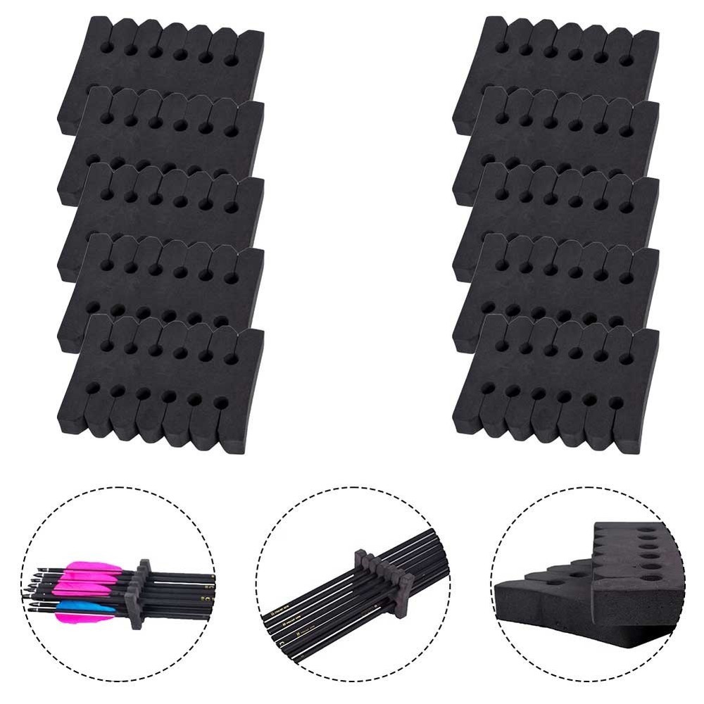 Efficient Arrow Storage Solution 10 Pack Quiver with EVA Foam Arrow Protection