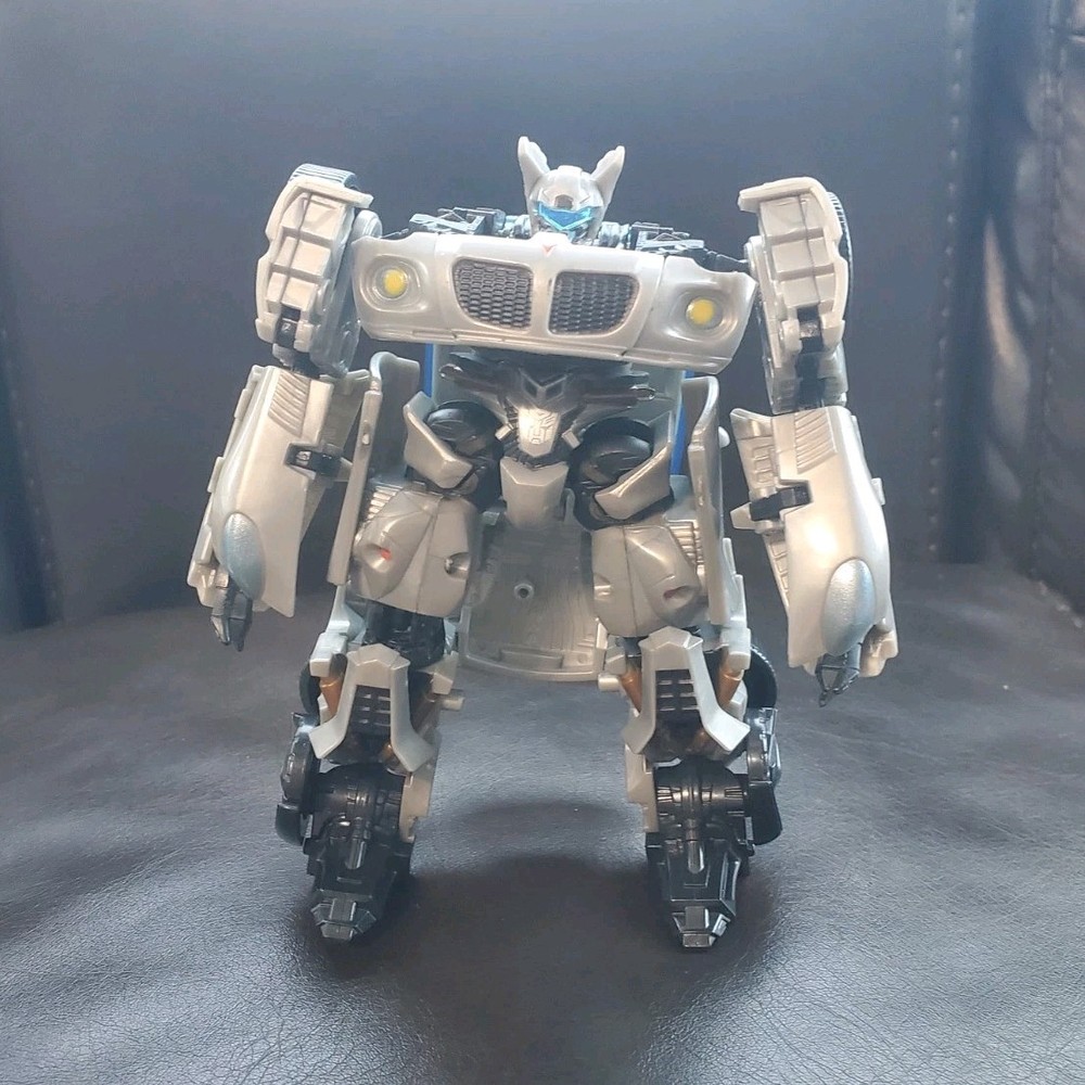 Transformers Robot Toy Silver Convertible Car Jazz