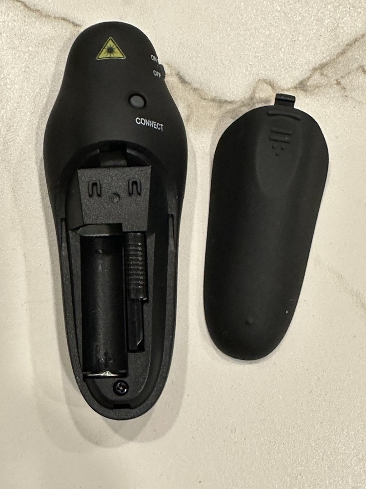 Wireless Presentation Clicker Remote & Laser Pointer