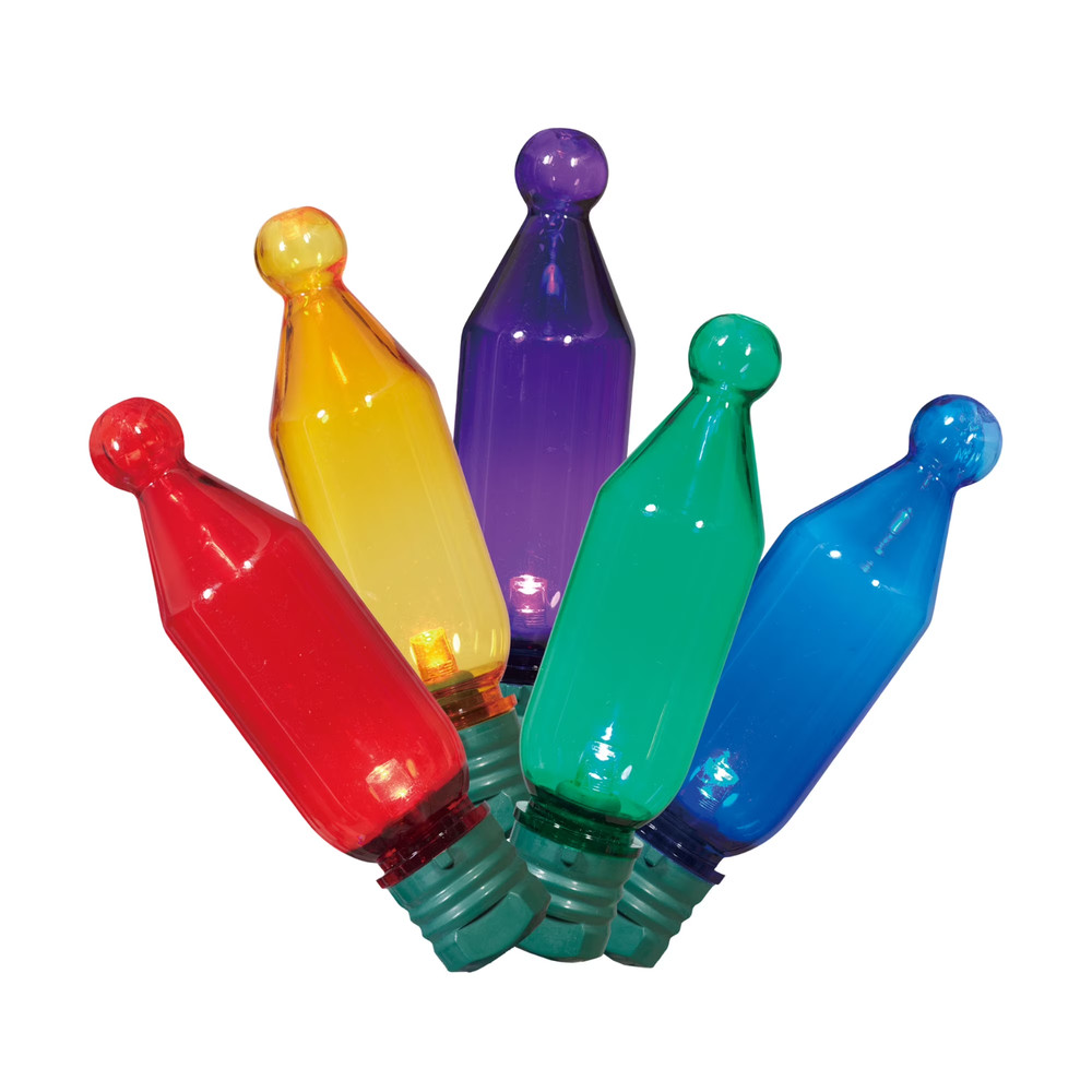 New ! 25-Count LED Oversized Mini Christmas String Lights, Multicolor, 14'