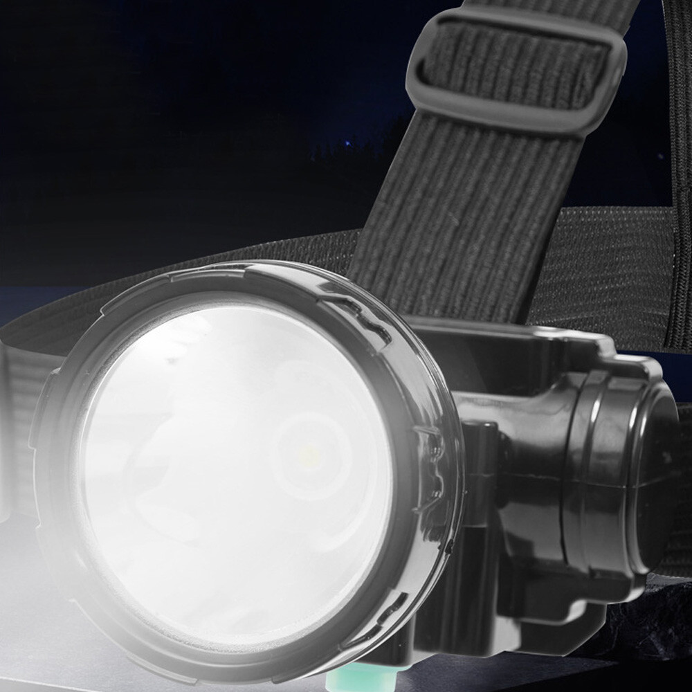 Led Headlight Miner Mining Lamp Torch Camping Fishing Bright Rechargable Light