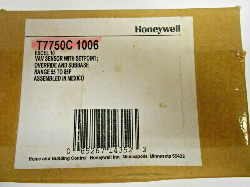 T7750C1006 - Honeywell Wall Temperature (VAV) Sensor