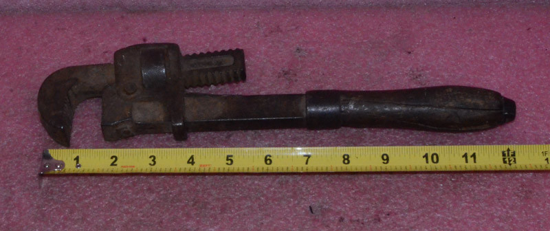 3 Vintage Pipe Wrenches USA MADE.