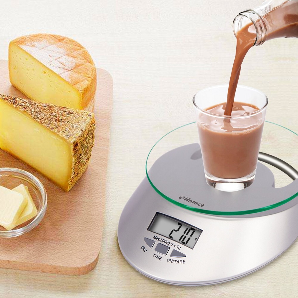 Kitchen Scale, Helect 11lb/5kg Multifunction Food Scale with Tare Function