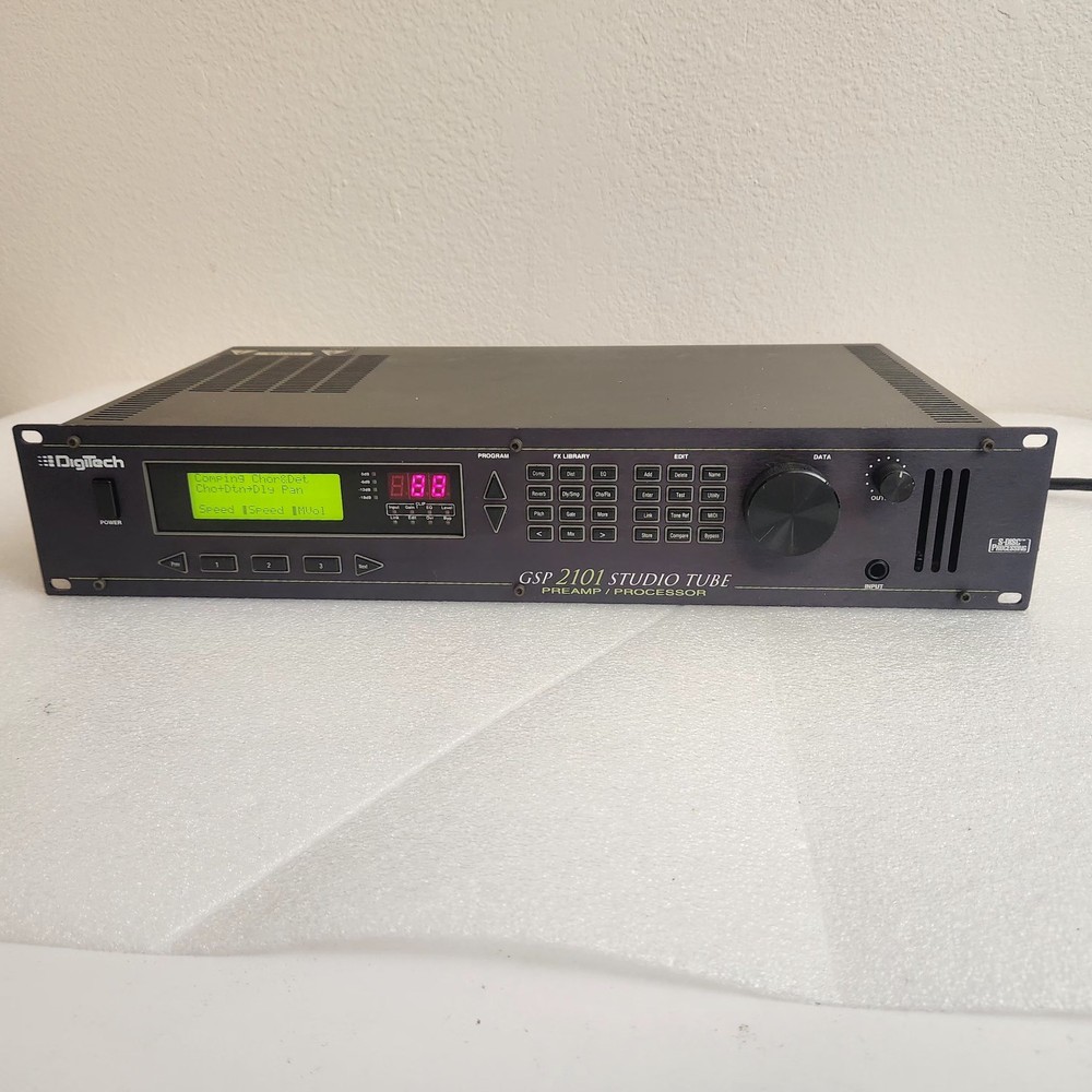 Digitech GSP2101 Guitar Studio Tube Preamp Multi-Effects Processor rack gsp 2101