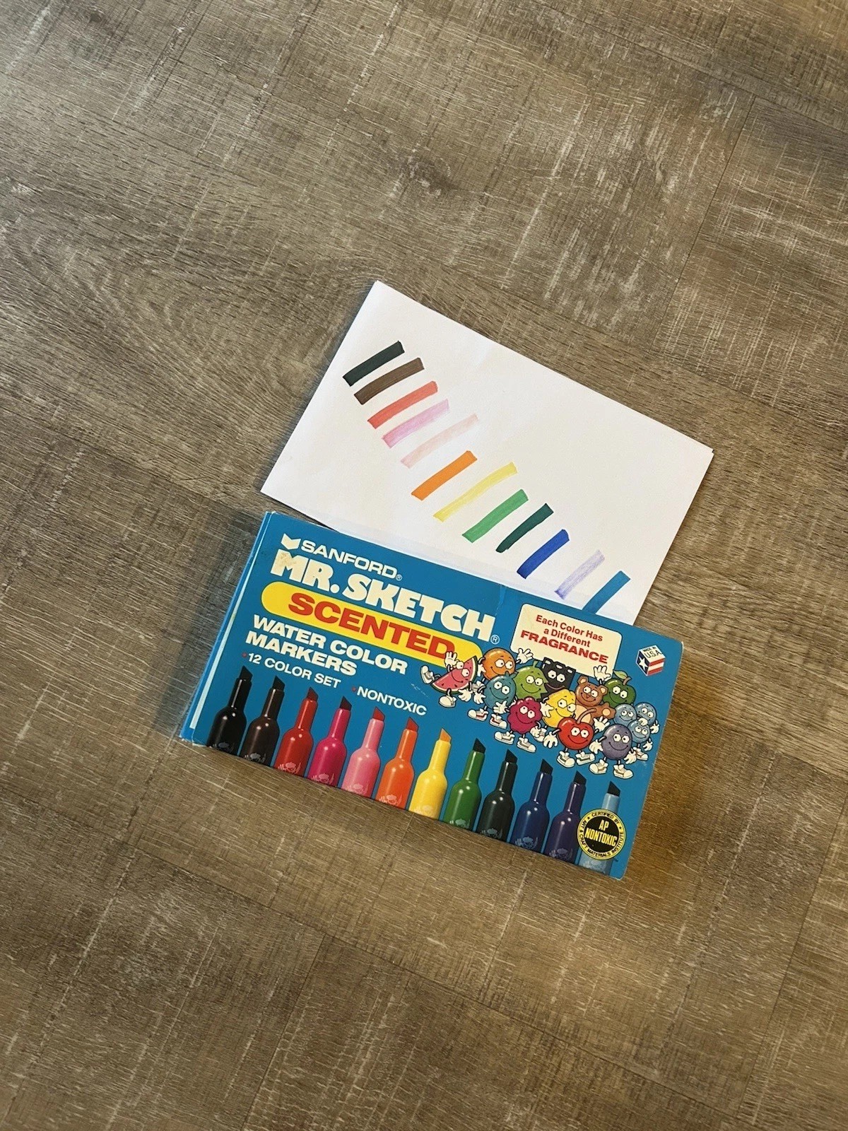 VTG Mr Sketch Scented Markers 12 Ct 1991 Sanford USA Box Tested 90s Nostalgia