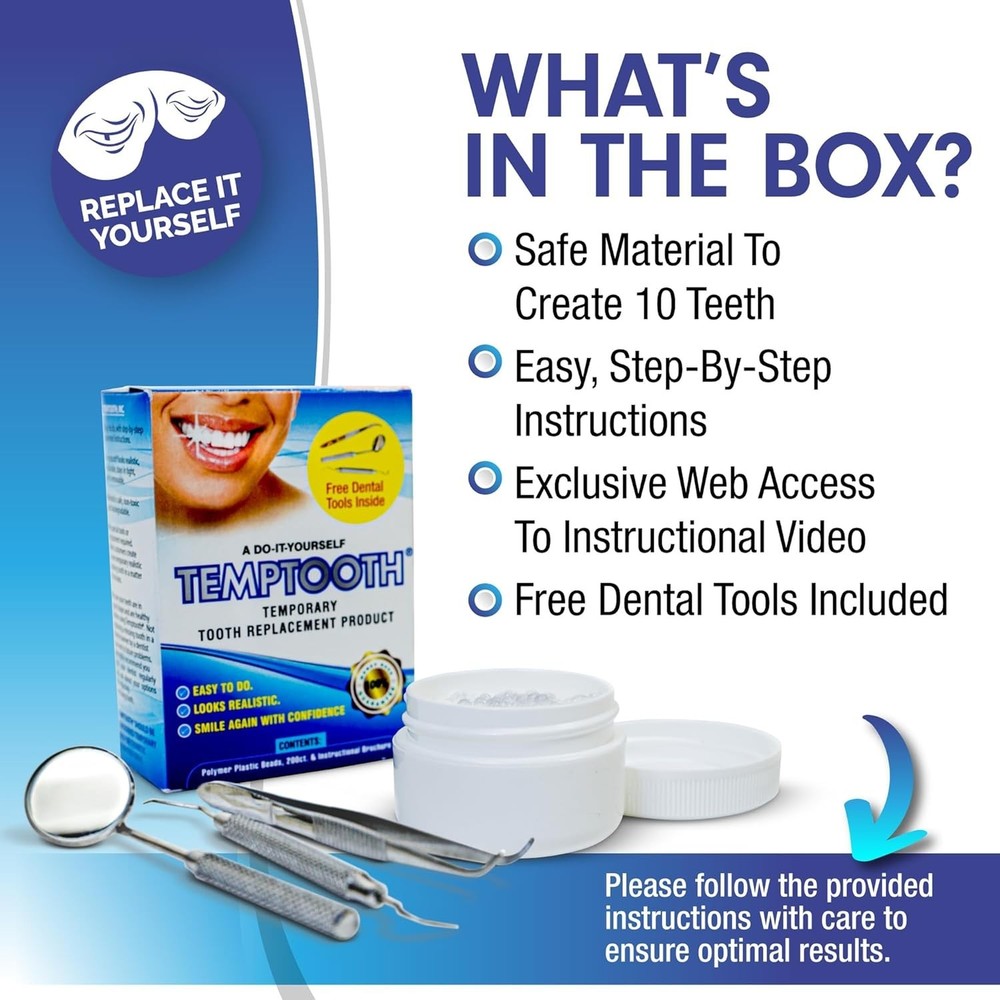 Patented Tooth Repair Solution - Smile Confidently