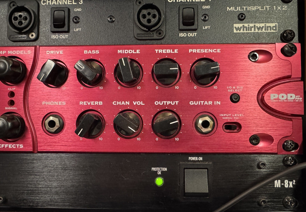 Line 6 Pod XT Pro Rackmount Guitar Multi-Effects Processor Electric Guitar