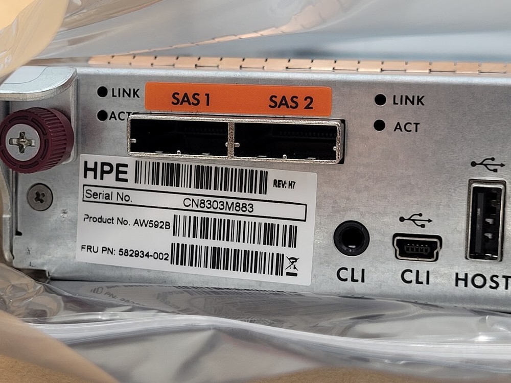 HP AW592B Storageworks MSA P2000 G3 SAS Controller 582934-002 SPS-Controller