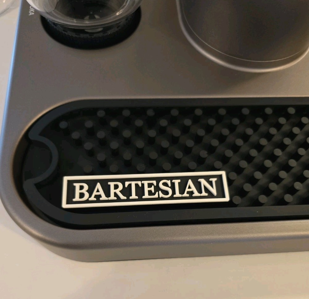 Bartesian Cocktail Maker 55300 w/ 5 Bottles Vodka Gin Rum Tequila Whiskey Tested
