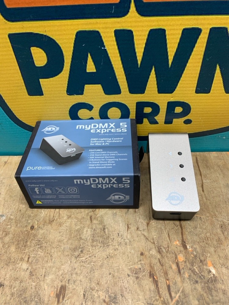 ADJ myDMX 5 Express DMX Lighting Control Software Hardware - PC MAC (E10048734)