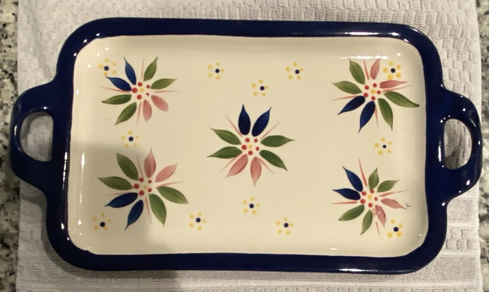 Temp-Tations By Tara Old World 13” Rectangular Handled Platter CERP-604