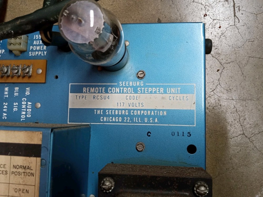 JUKEBOX SEEBURG RCSU-4 STEPPER FITS LPC1 - UNTESTED