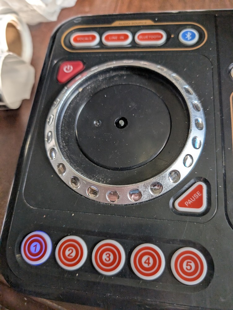 VTech Kidi Star DJ Mixer 5473 Connectivity Technology Audio Cable Bluetooth