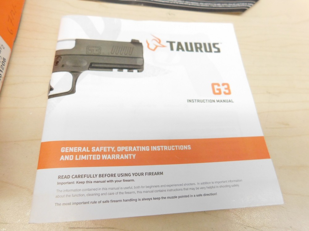 Taurus G3 - 9mm Factory Box + STUFF
