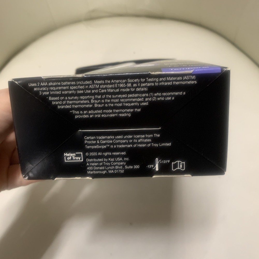 Braun Digital TempleSwipe Thermometer