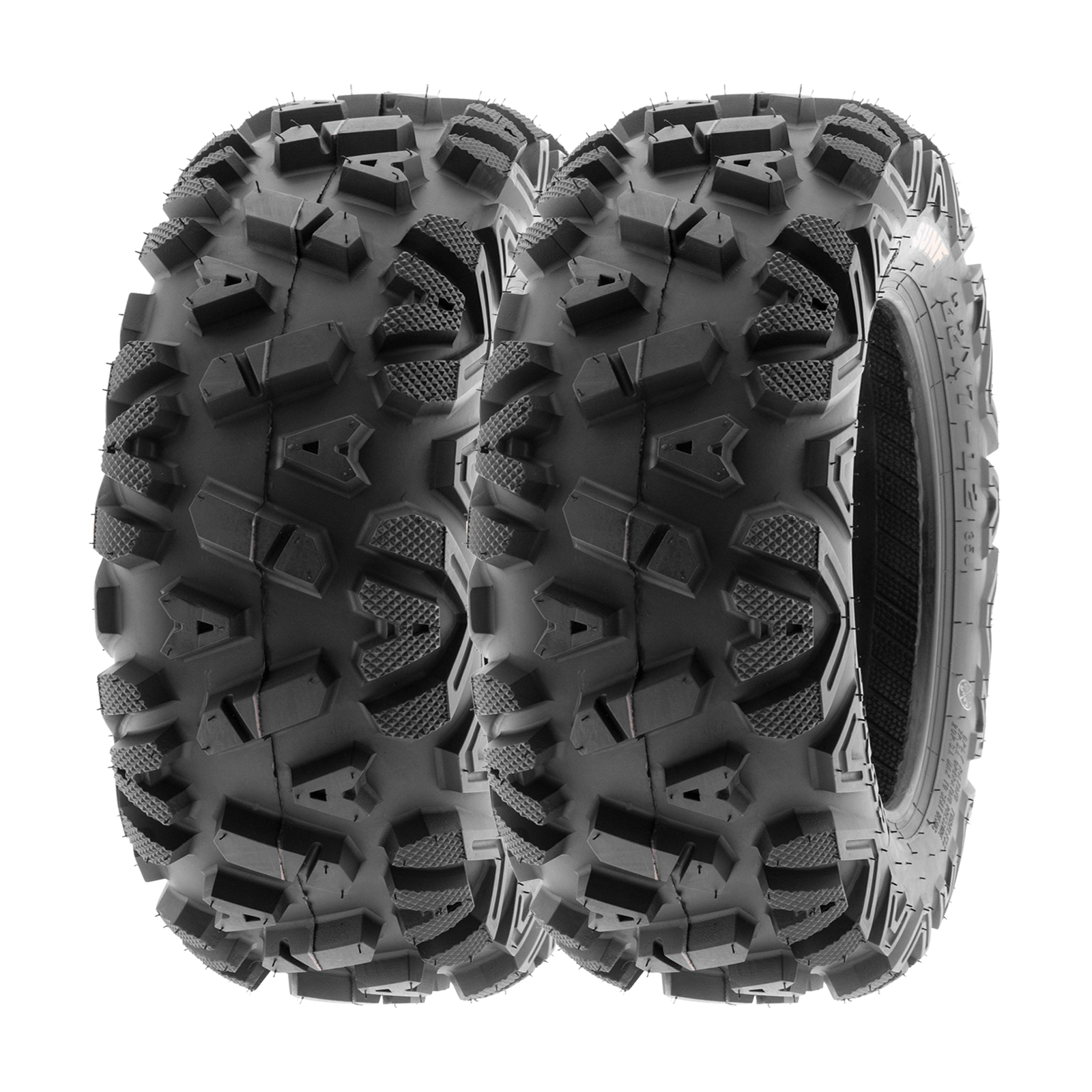 SunF 25x8-12 25x10-12 All Terrain Tires ATV UTV 6 PR POWER I A033 - Bundle set