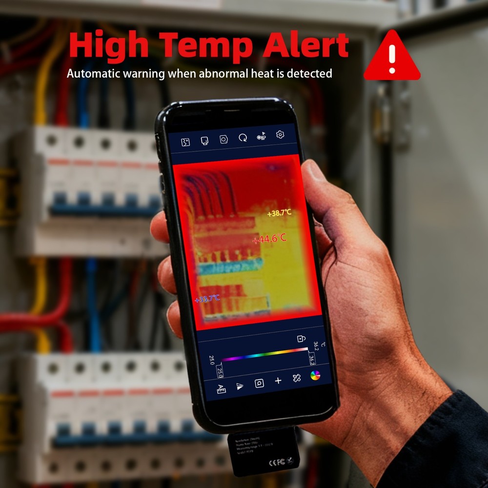 ANXTECH Thermal Camera for Android 512x384 TISR Resolution Infrared Camera