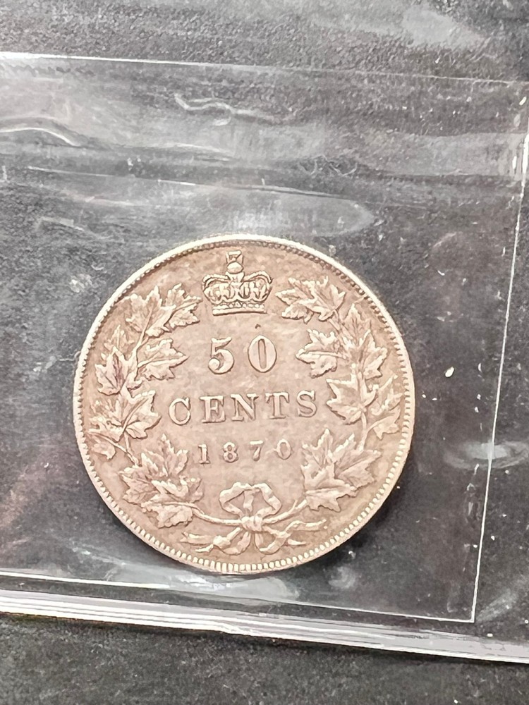 1870 Canada 50 Cent LCW ICCS Graded VF-30