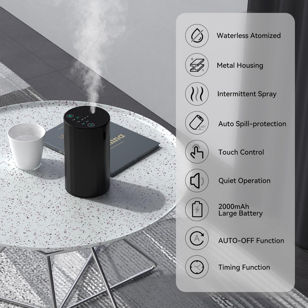 Waterless Essential Oil Diffuser Aromatherapy Scent Diffusers for H... Fast Ship