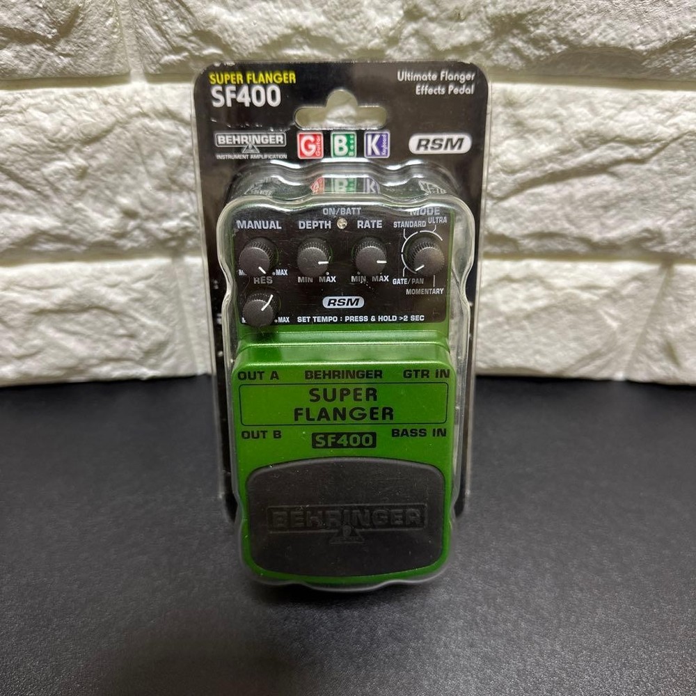 Excellent BEHRINGER SUPER FLANGER SF400 with Box