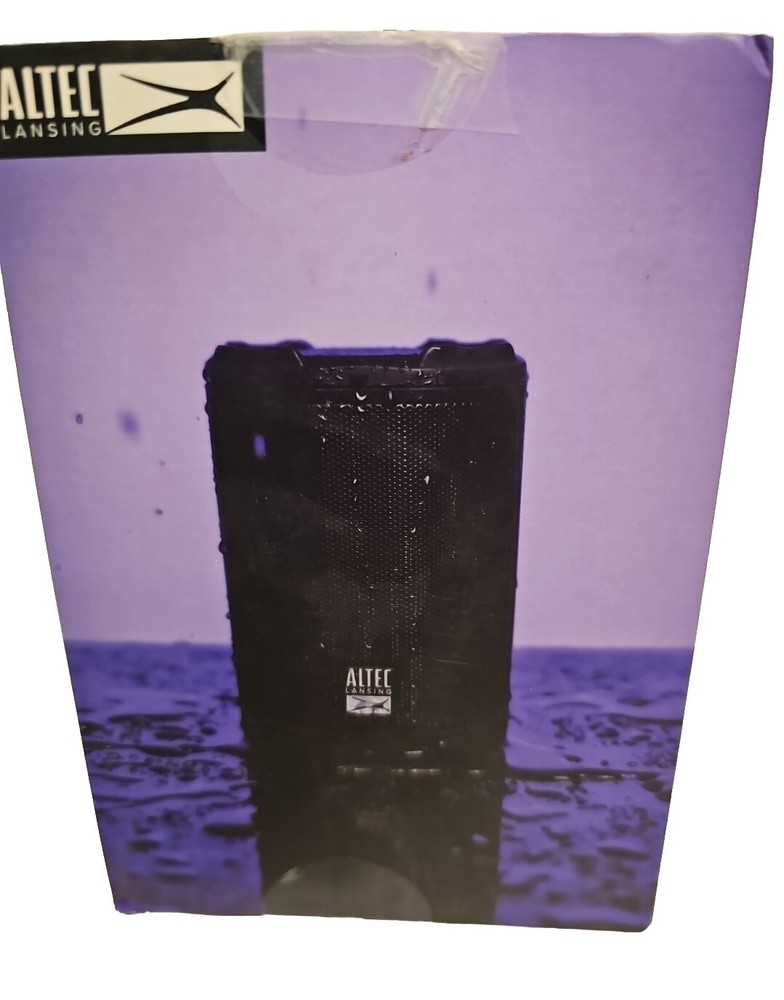 New Altec Lansing Hydramotion Waterproof Wireless Portable Bluetooth Speaker