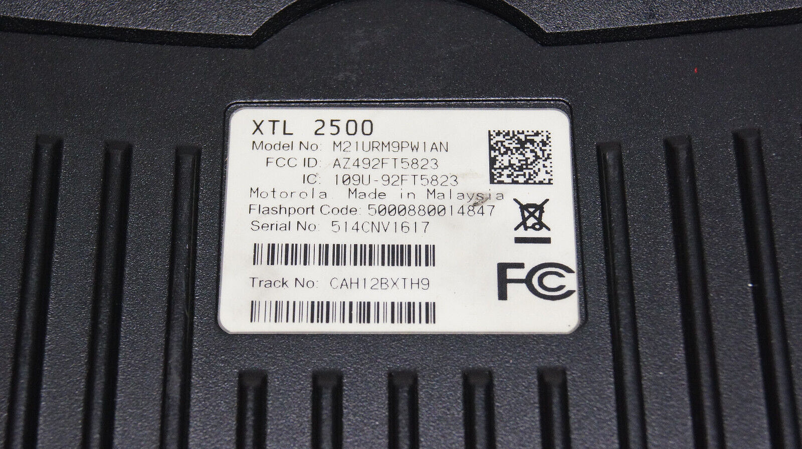 Motorola XTL 2500 P25 Mobile Radio Dash Mount M21URM9PW1AN 700/800MHz *GRADE A*