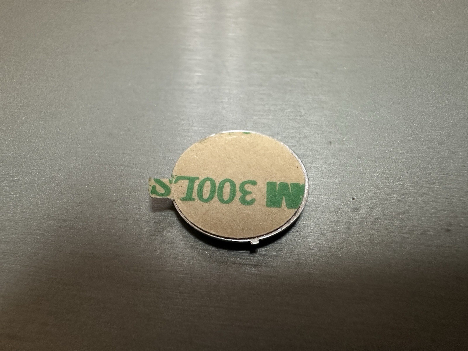 GE PU Dome Badge Nameplate Emblem 0.75"DIA x 0.08" Thick, Black finish, NEW