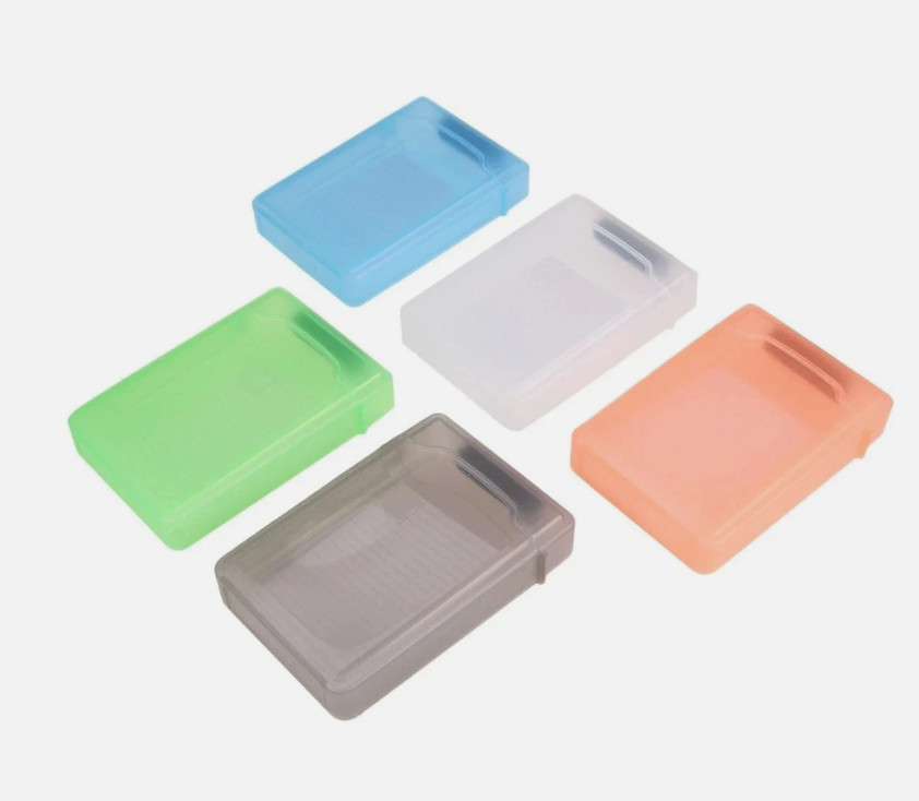 5 Pcs 3.5 Inches Hard Disk Drive Protection Storage Box Case