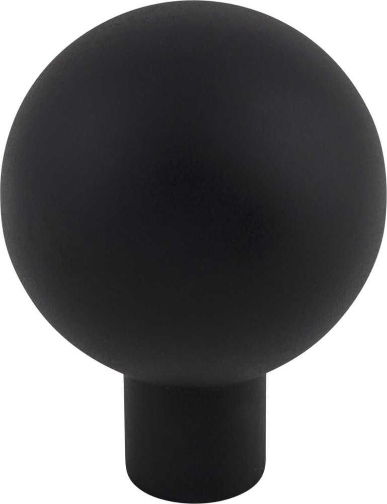 Top Knobs TK762BLK Brookline Knob 1 1/8" Flat Black