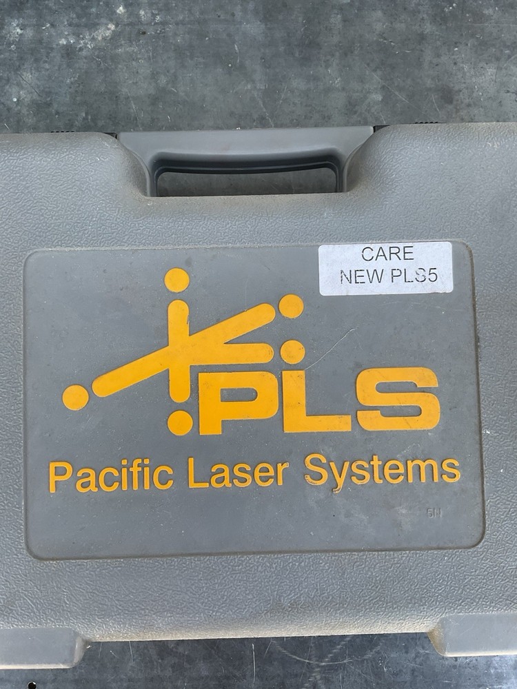 Pacific Laser Systems PLS5 Point Laser Level W/ Case & Mount - Tested