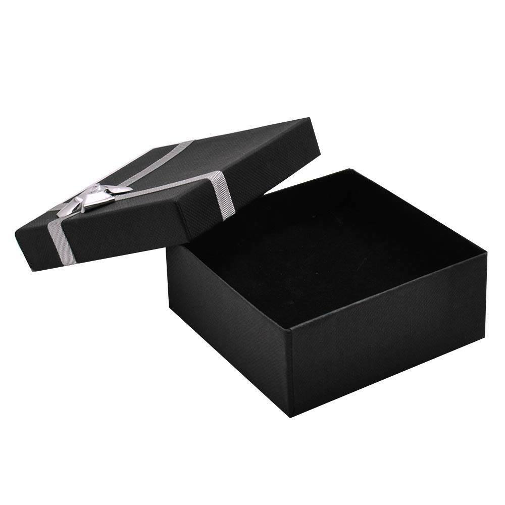 48 Wholesale Black Jewelry Paper Jewelry Pendant Necklace Gift Jewelry Boxes