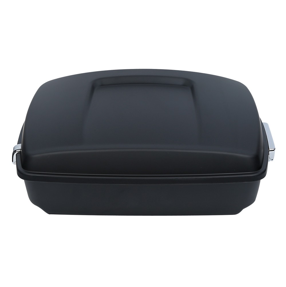 Matte Chopped Trunk Backrest Rack Docking Fit For Harley Electra Glide 14+