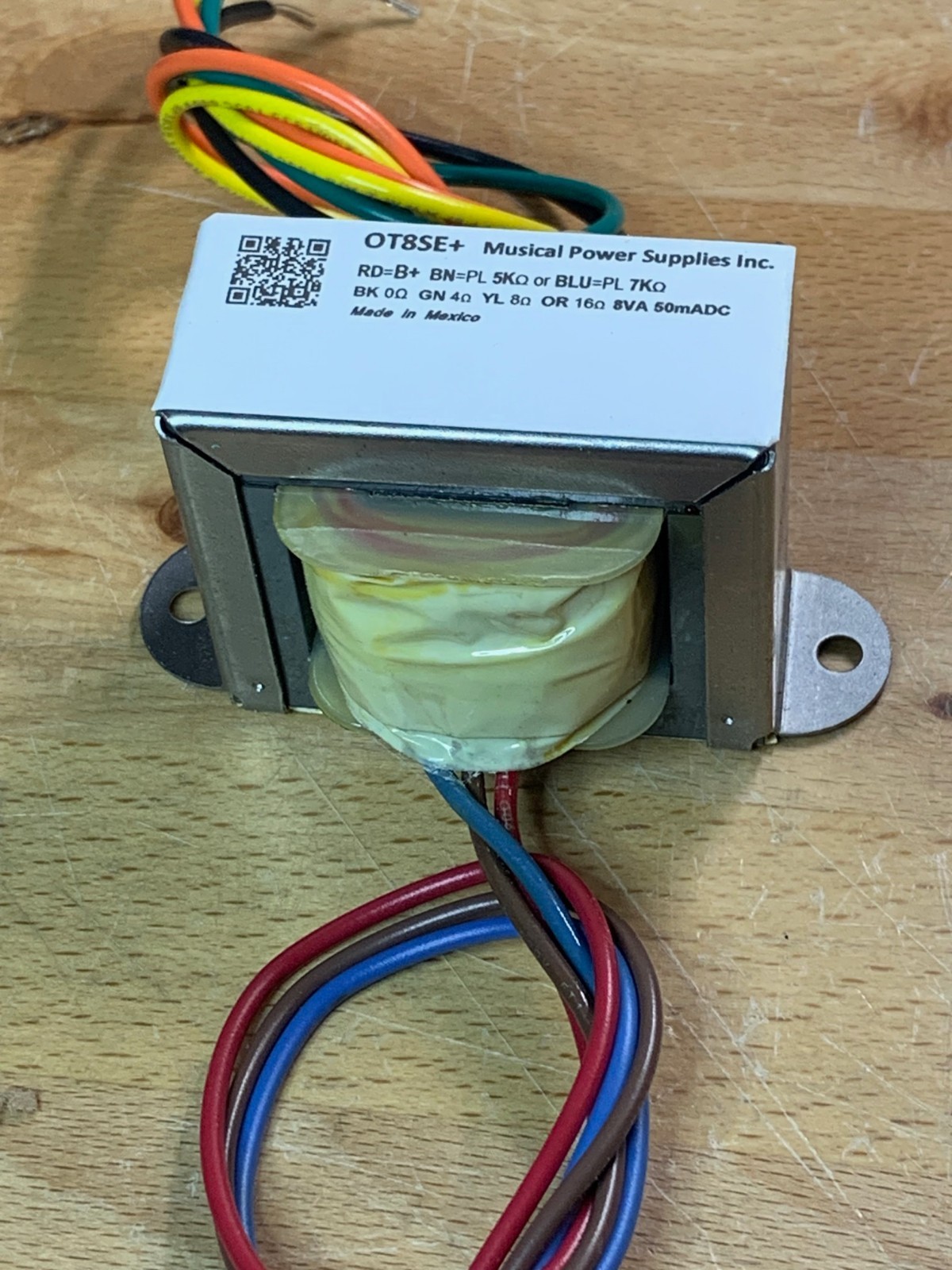 OT8SE-PLUS-   Single Ended Tube Output Transformer 5K/7K: 4/8/16 Ohm 8VA 50mADC