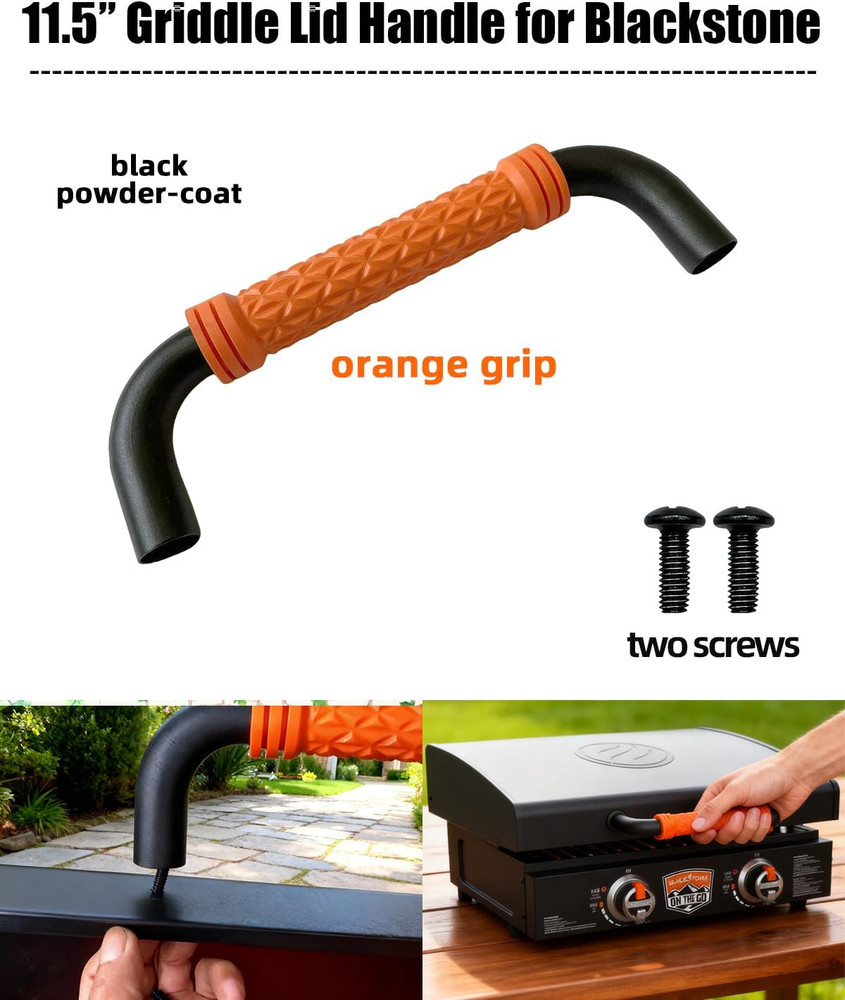11.5" Griddle Lid Handle Replacement for Blackstone Adventure Ready Propane Grid