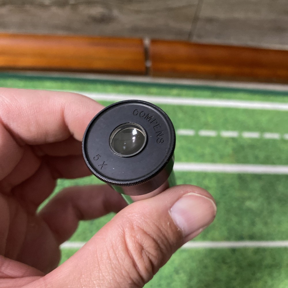 MICROSCOPE PART EYEPIECE COMPENS 5X OPTICS AS IS