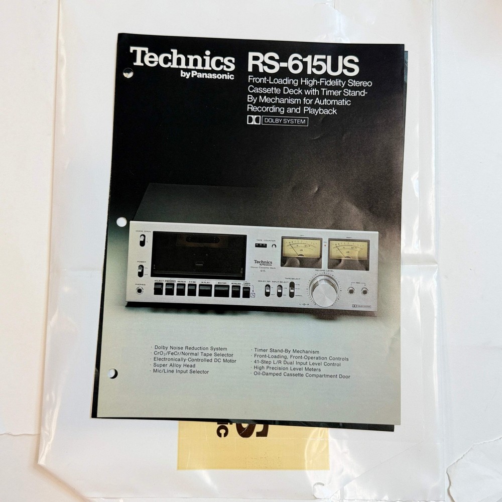 Technics RS-631 Stereo Cassette Deck