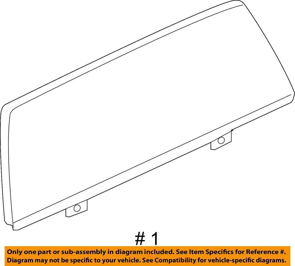 2016-2017 BMW 750XI FRONT CENTER DASHBOARD INFO NAVIGATION DISPLAY SCREEN