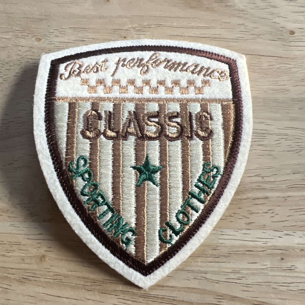 VTG BEST PERFORMANCE CLASSIC SPORTING CLOTHES PATCH NEW