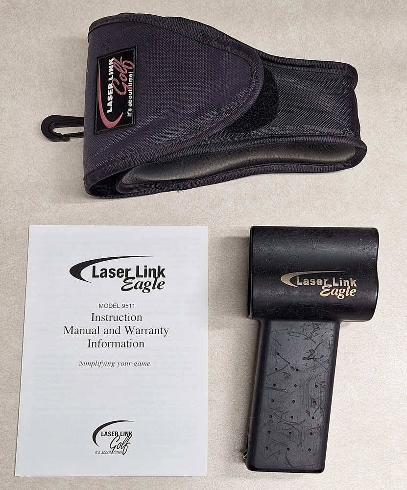 LASER LINK EAGLE Laser Rangefinder 9511—Case, Manual WORKS