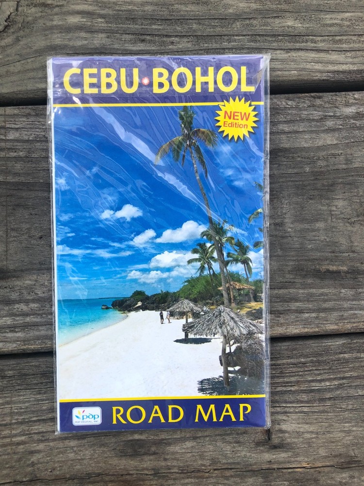 2004 Cebu Bohol Road Map - New in Plastic