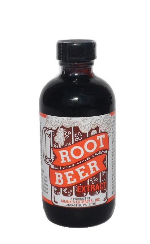Shanks 4 oz ROOT BEER EXTRACT Glass Bottle Concentrate - Make Homemade Soda Pop