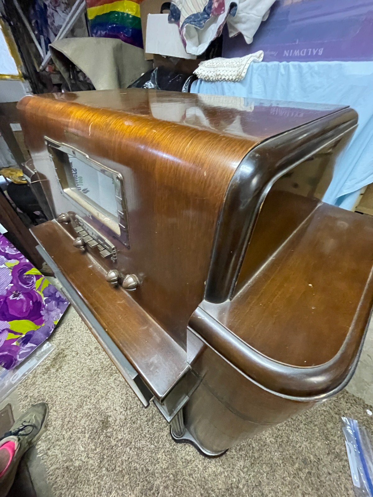 Firestone Air Chief PowerScope Radio Record Player Turn Table Superheterodyne