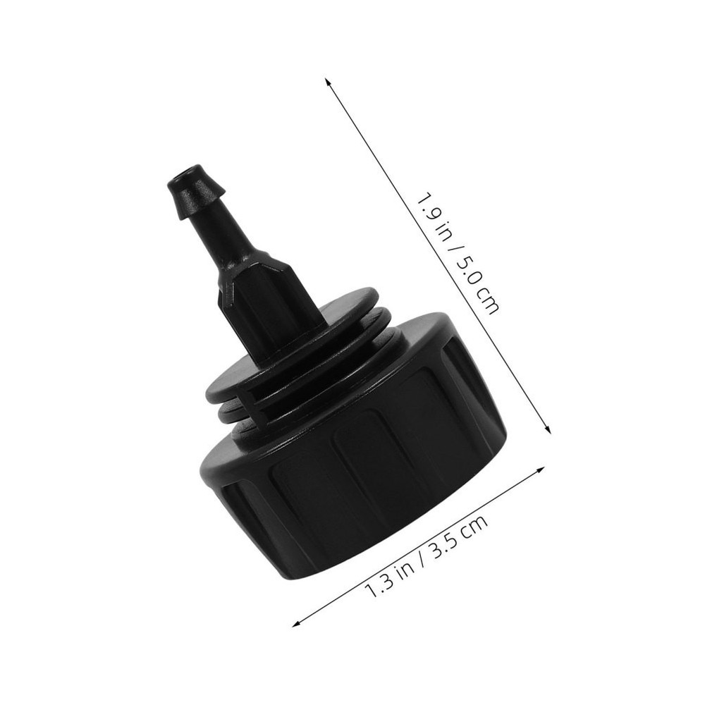 6 Pcs Hose Coupling Replacement Quick Connect Drip Irrigation Adapter Black