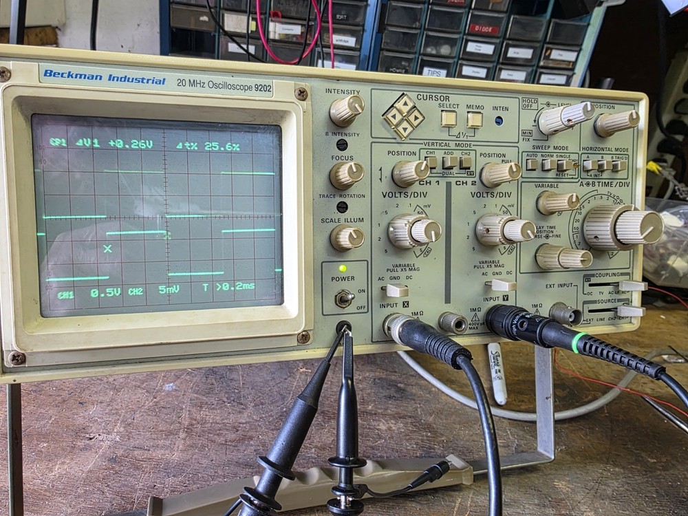 Beckman 9202 Delayed Sweep Oscilloscope.