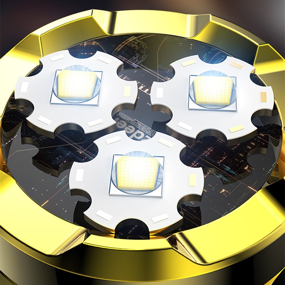 Portable Bright Flashlight 3* 3030LED Lamp Beads Super Bright Flashlight aa