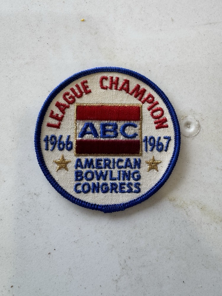 American Bowling Congress 1966 1967 League Champion Patch ABC