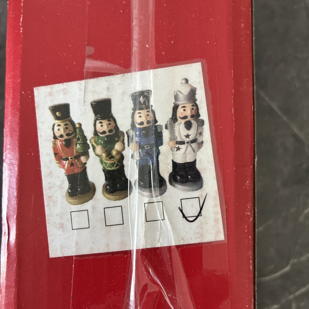 Nutcracker Led Light Up Battery Operated White 9inch